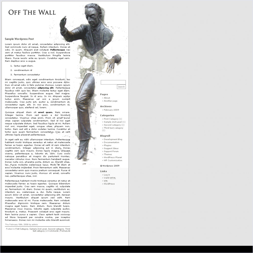 download Off the Wall theme