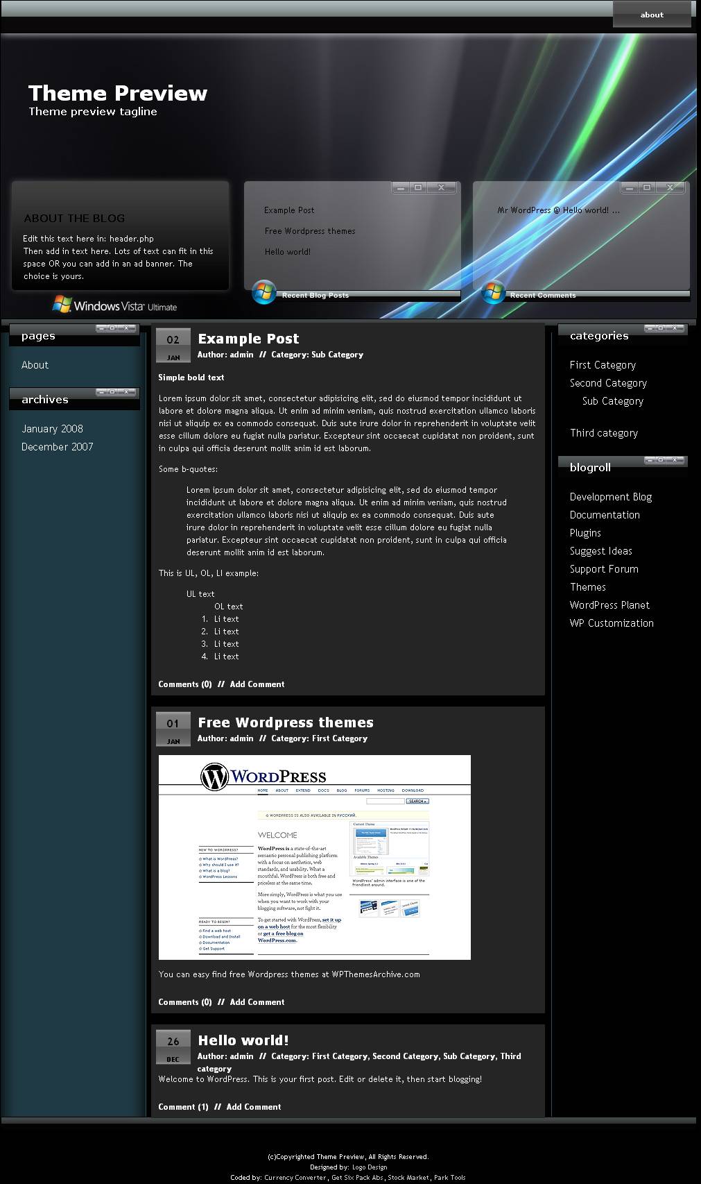 download Vista Ultimate Theme theme