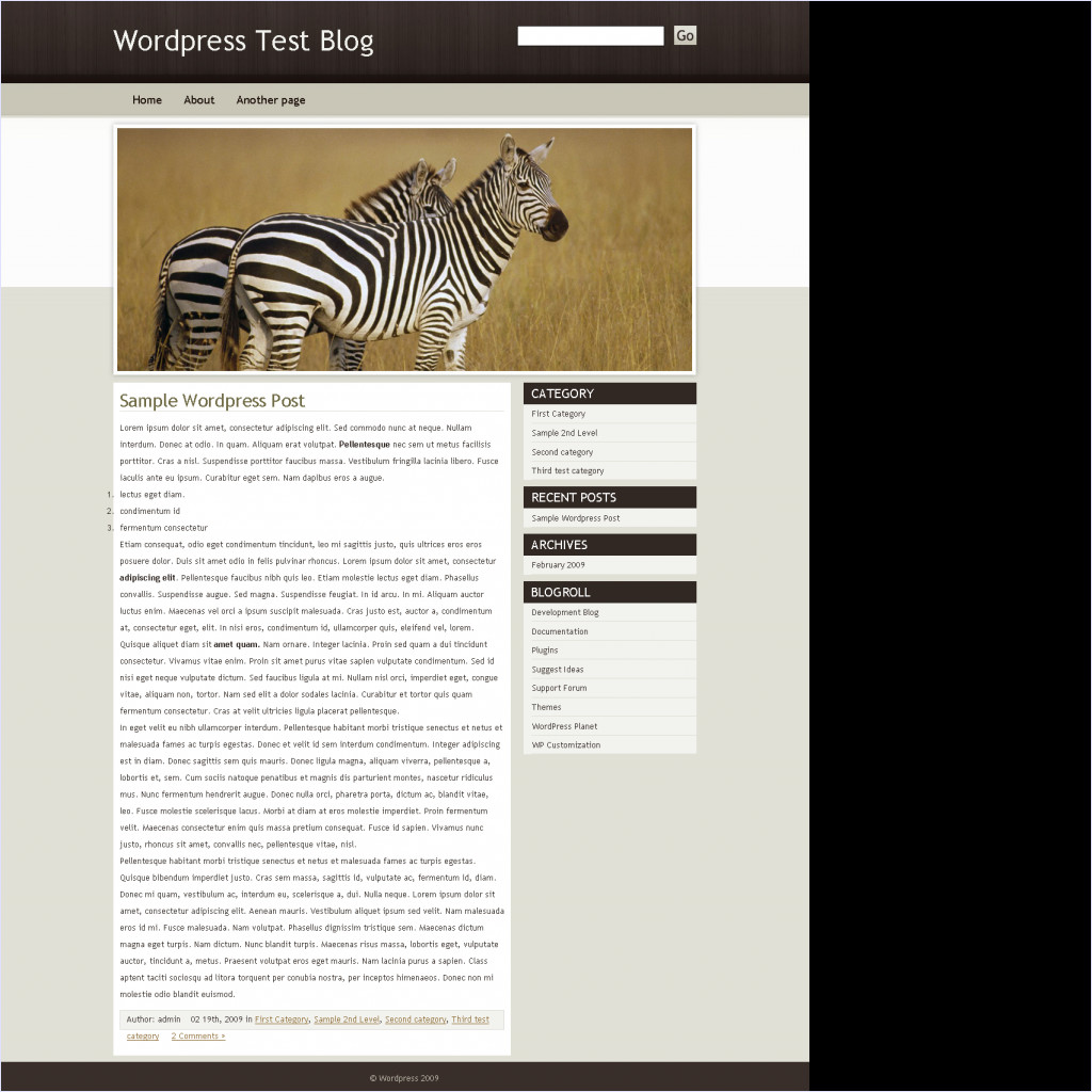 download Tint Wordpress theme