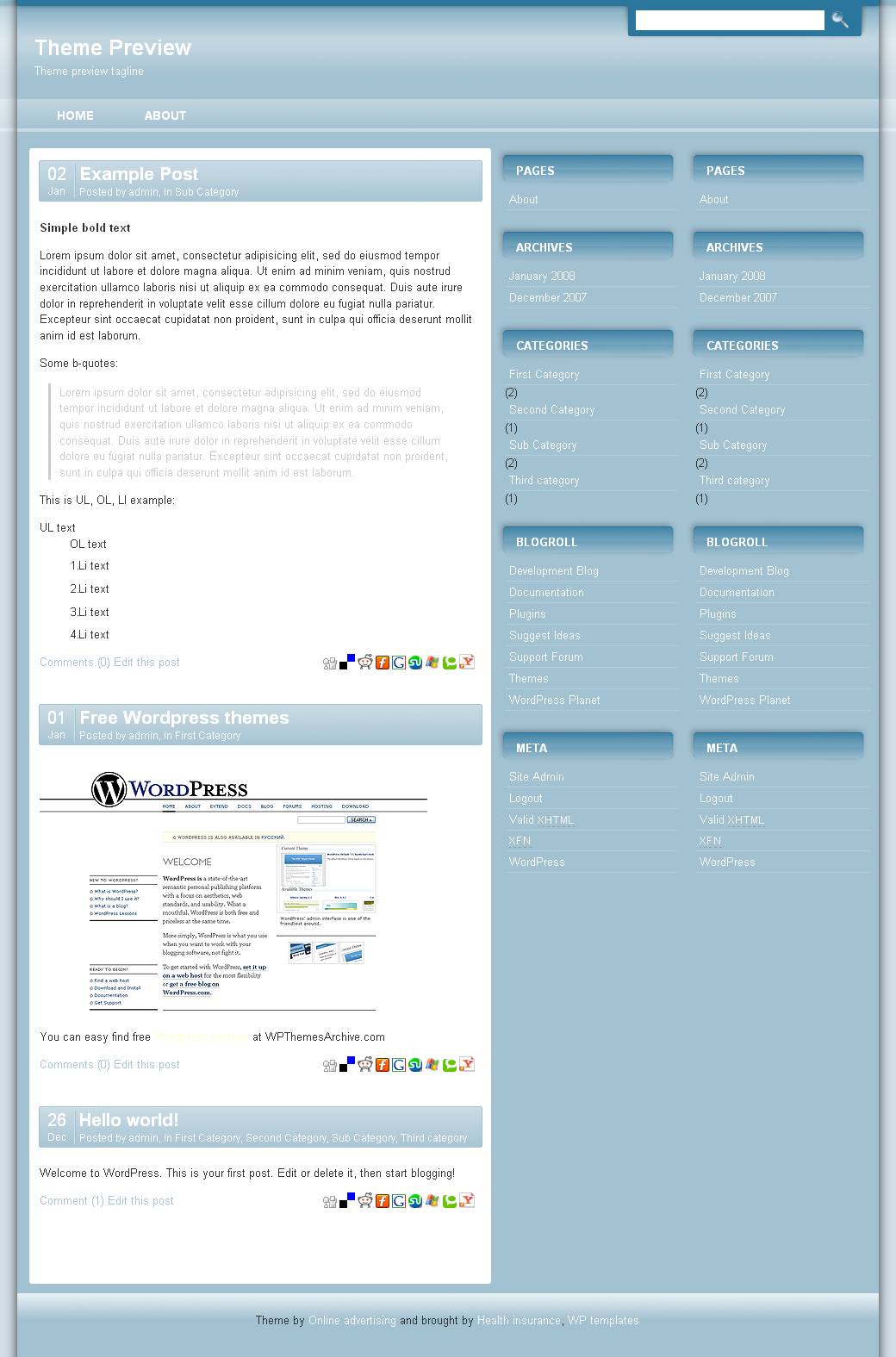 download 025 Wordpress Theme theme