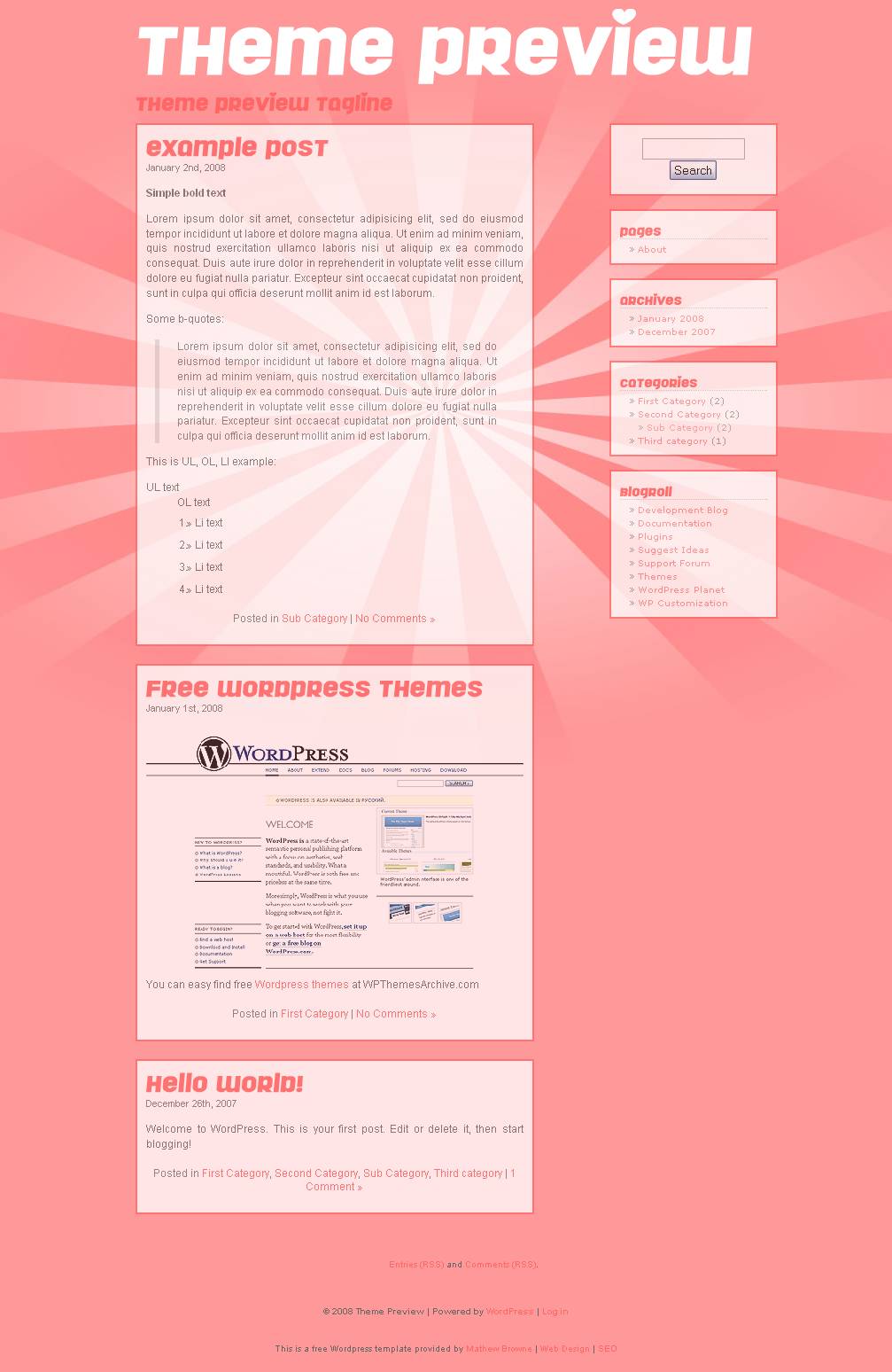 download Pink Sifrized theme
