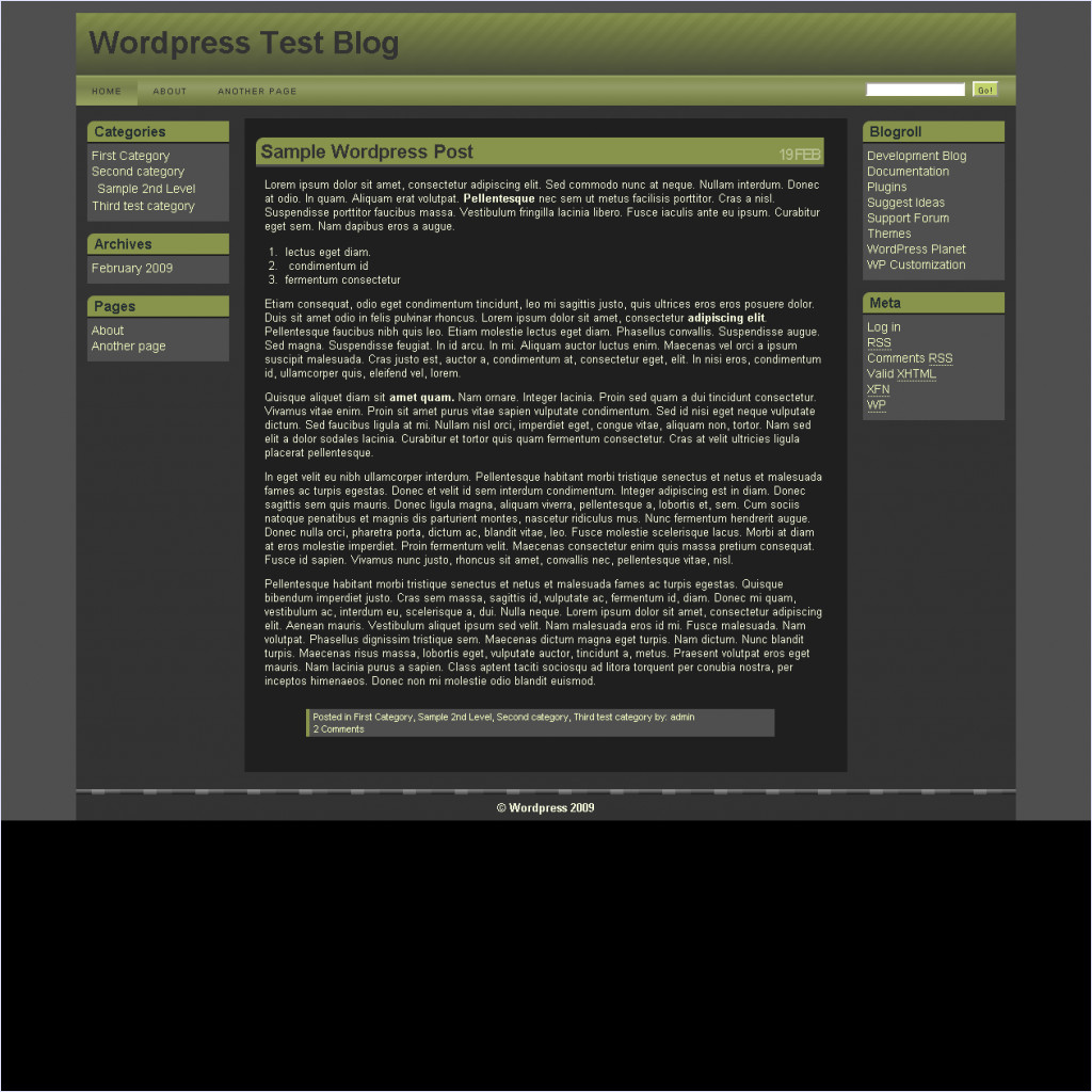 download Greenline theme