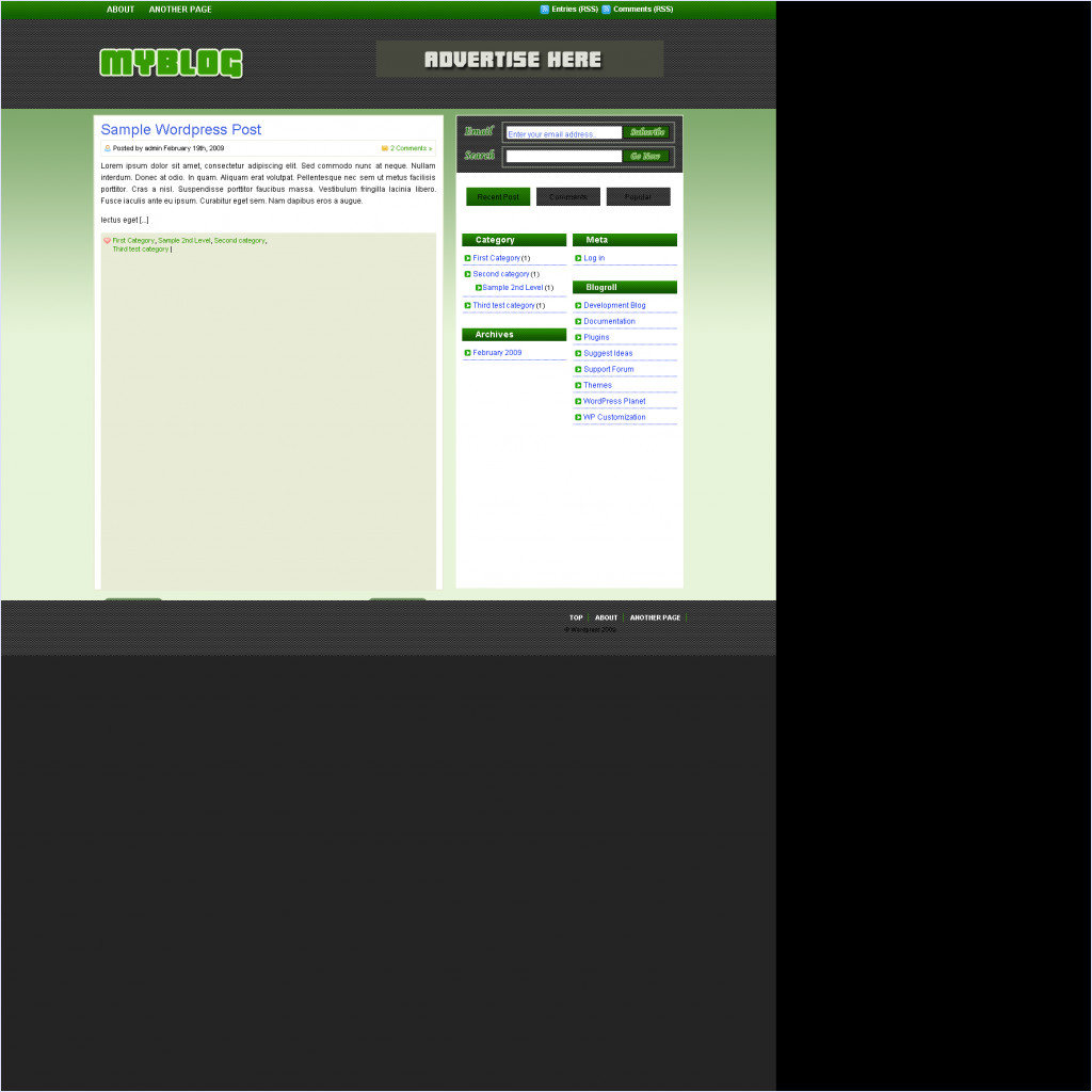 download greentec theme