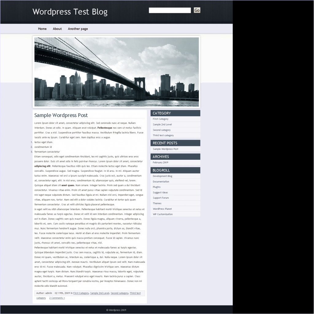 download Business Tint Wordpress theme