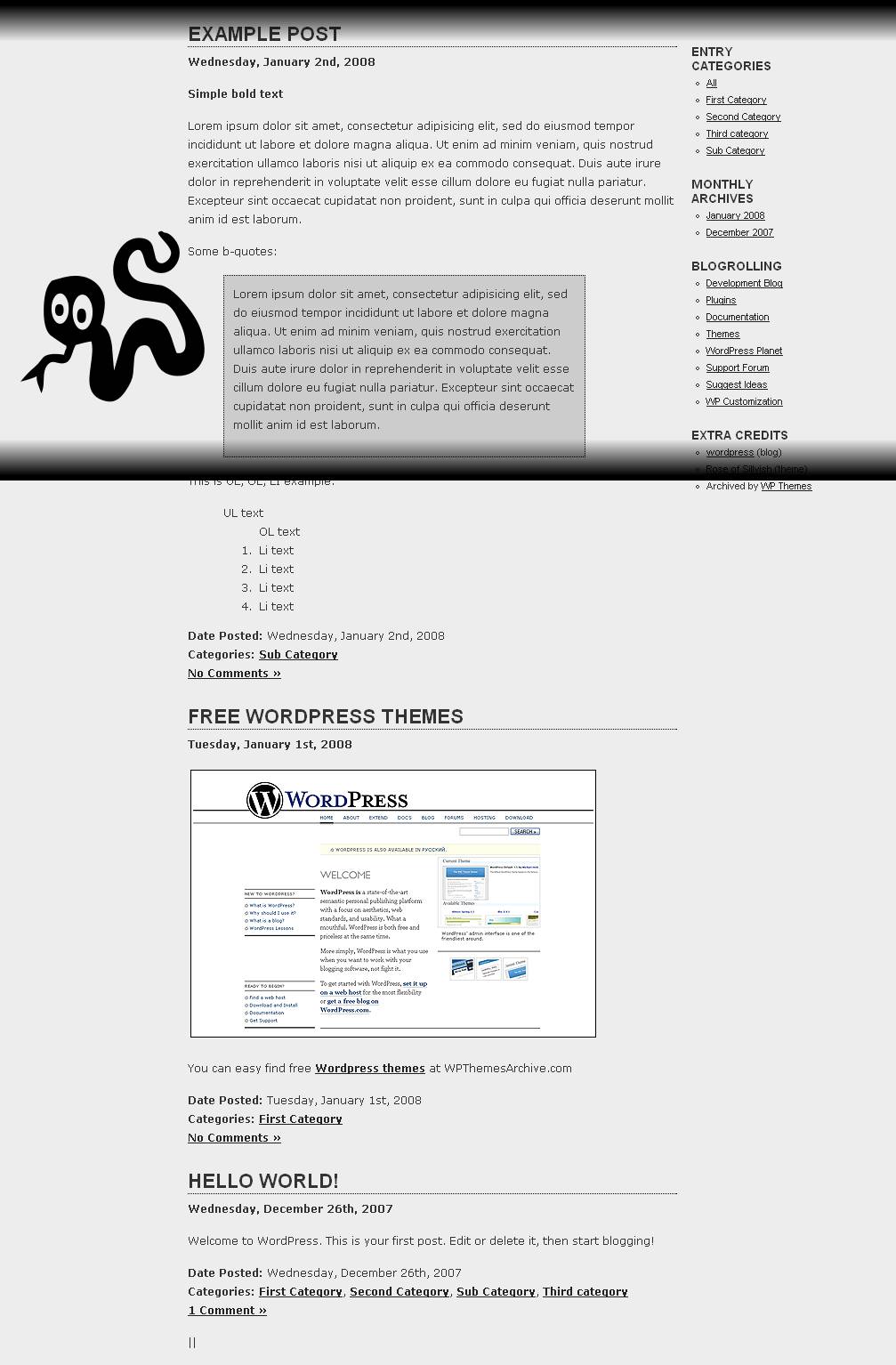 download Grayscale Snakey theme
