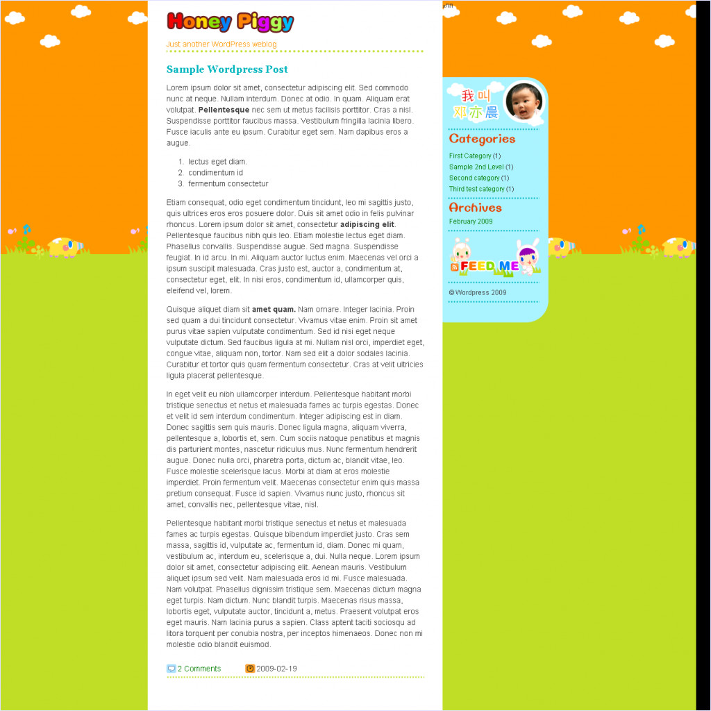 download Honey Spring theme