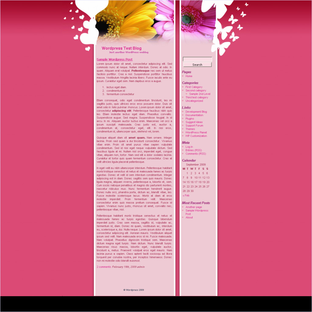 download Sweet Blossoms theme