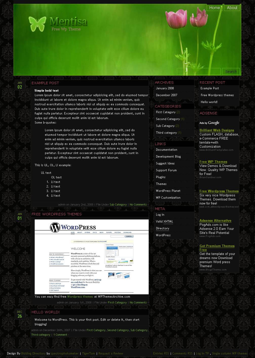 download Mentisa theme