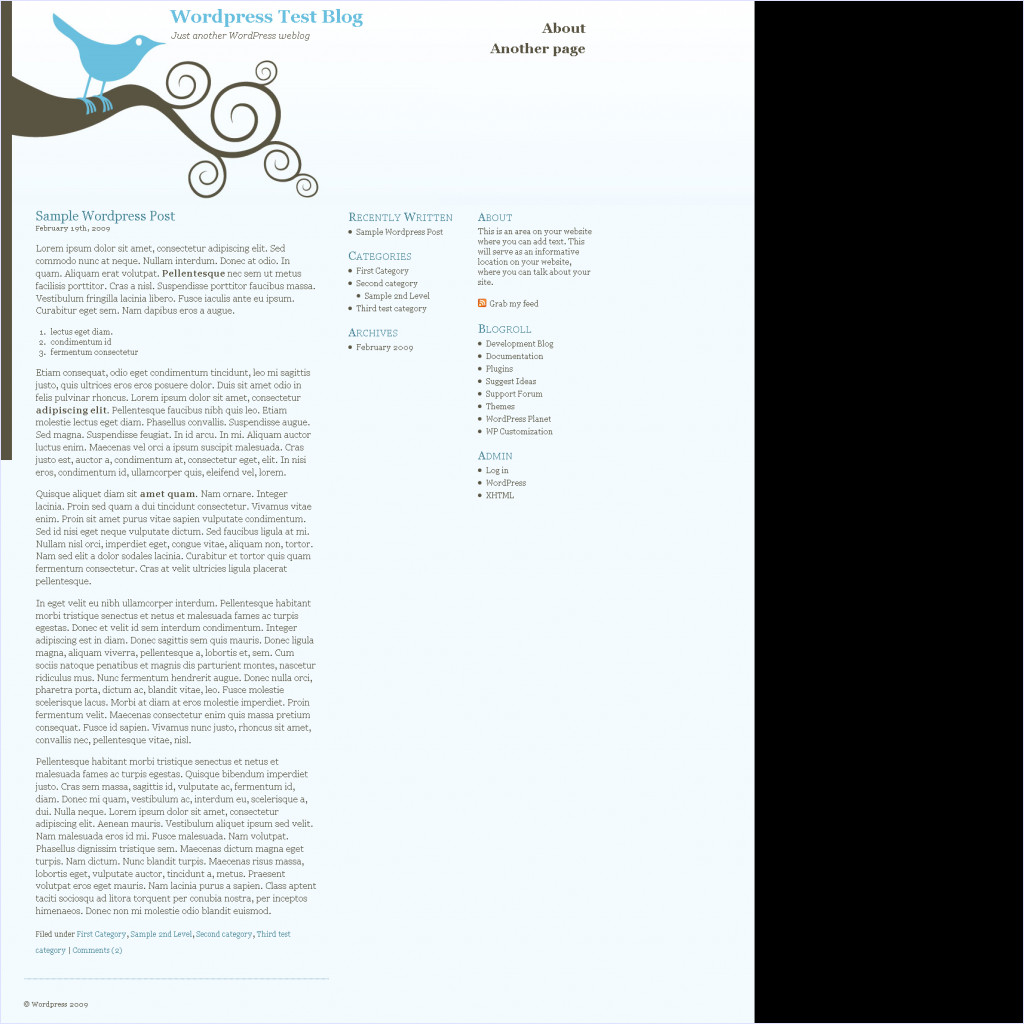 download Bluebird theme