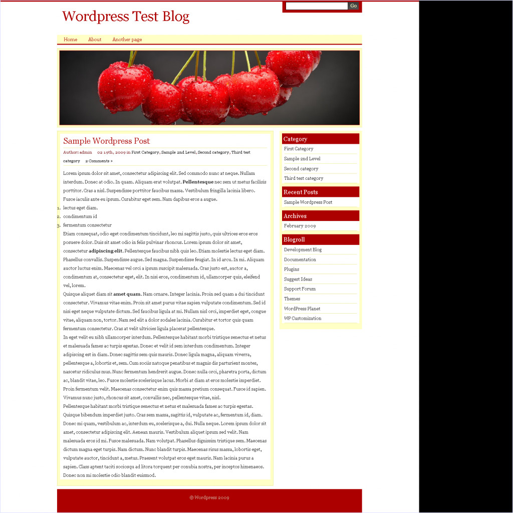 download Food Olivia Wordpress theme