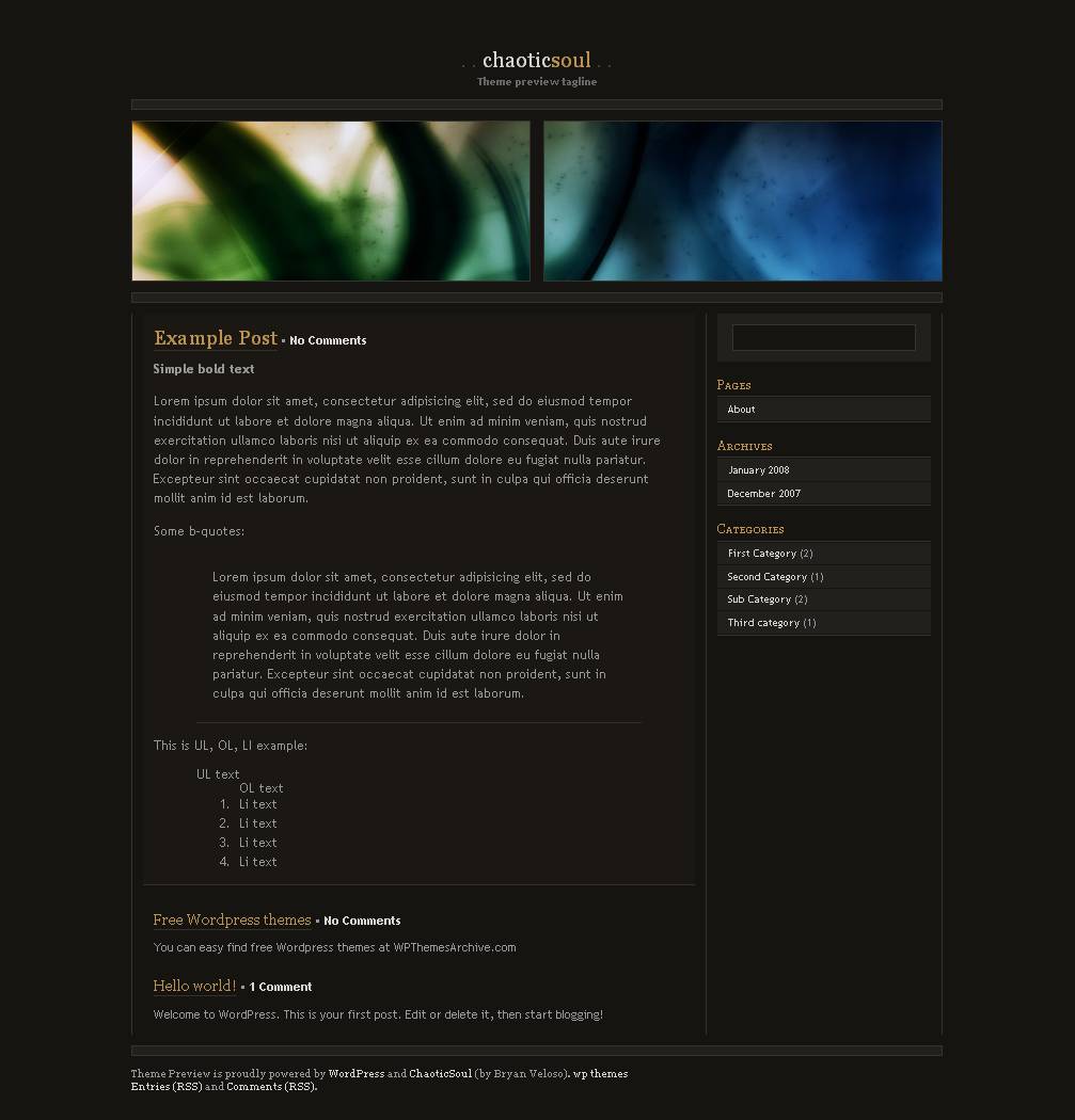 download ChaoticSoul theme