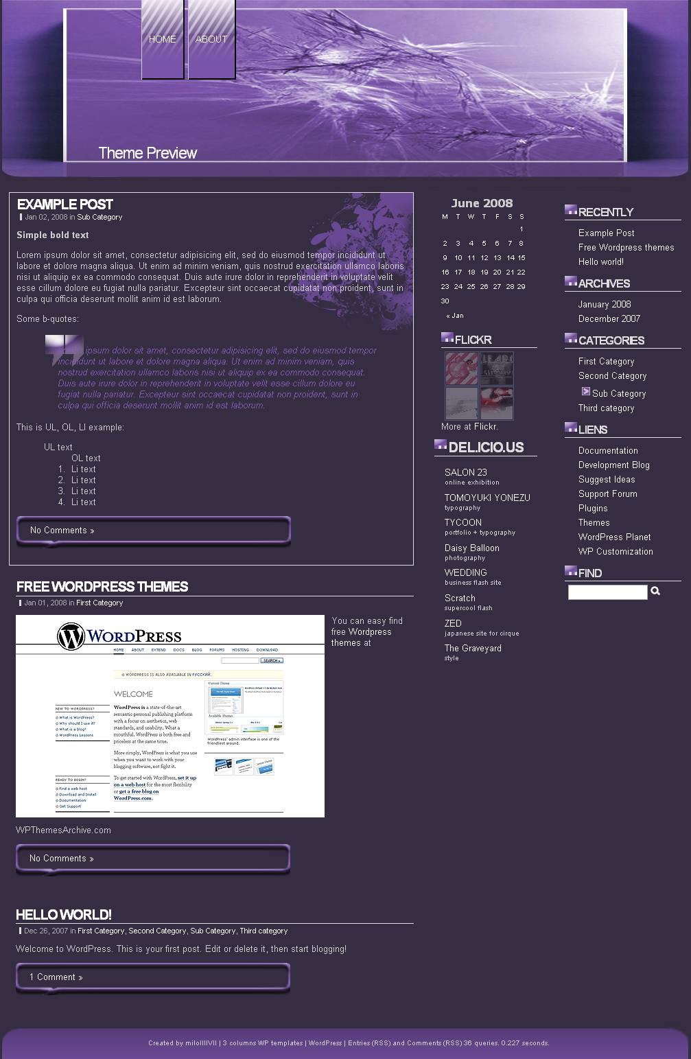 download PurpleRain theme