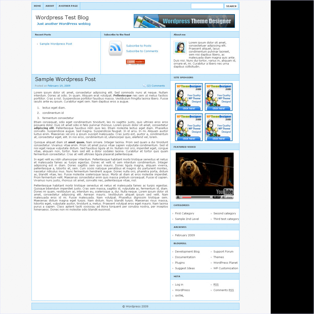 download BasicBlue Magazine Theme theme