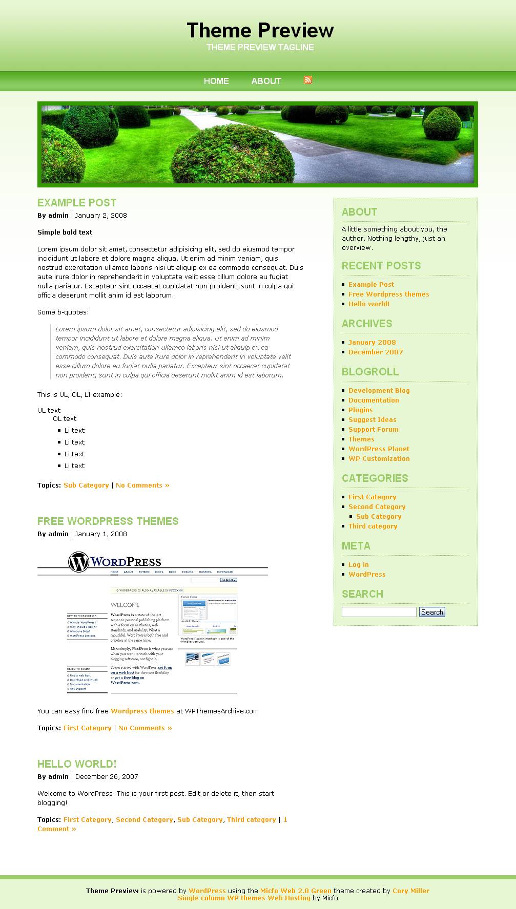 download Micro Web 2.0 theme