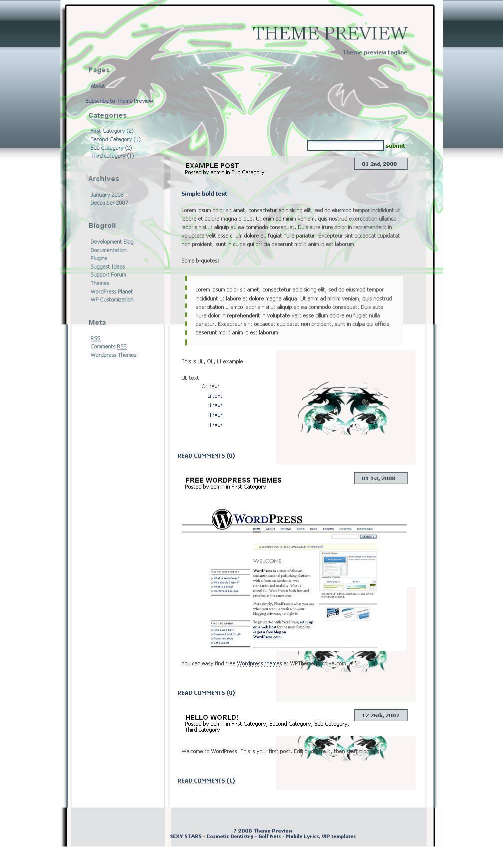 download Green Dragon theme