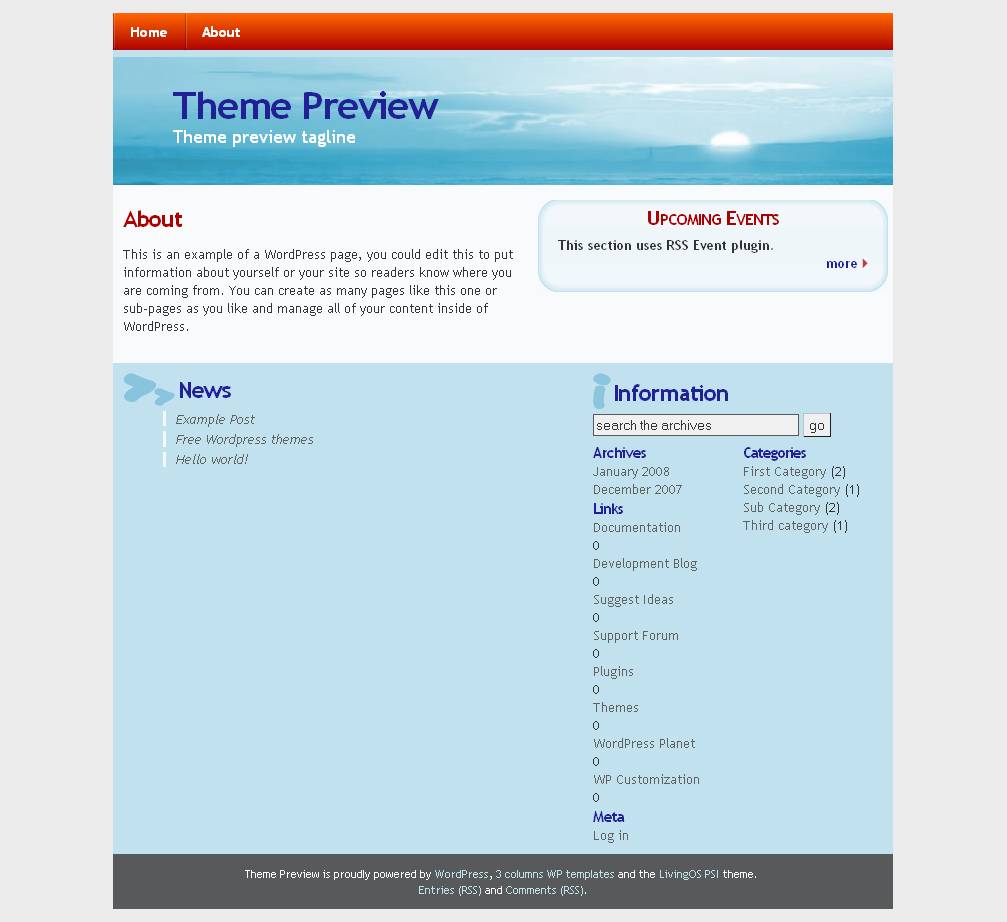 download LivingOS PSI theme