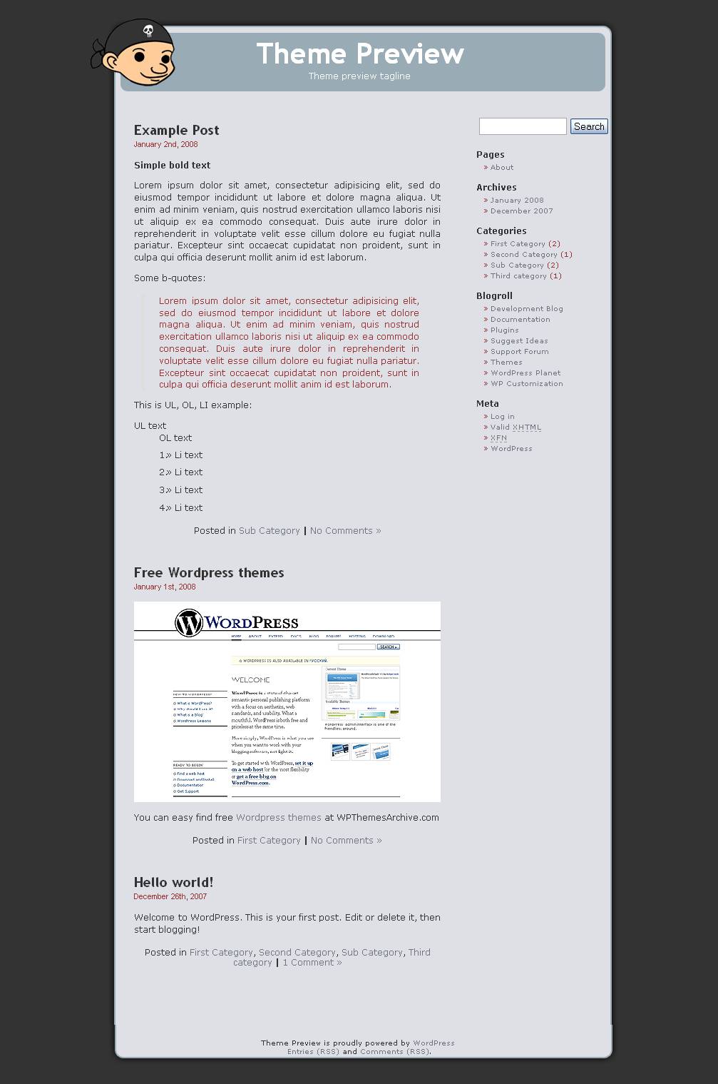 download Copacetix theme