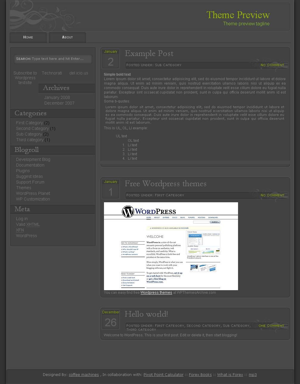 download Web2.0 Style theme